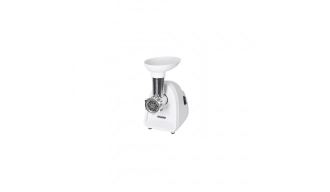 Mesko | Meat mincer | MS 4809 | White | 350 W | Middle size sieve; mince sieve; poppy sieve; plunger