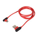 Natec Prati, Angled USB Type C to Type A Cable 1m, Red | Natec | Prati | USB Type C | USB Type-A Natec Prati, Angled USB Type C to Type A Cable 1m, Red | Natec | Prati | USB Type C | USB Type-A