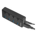 Natec USB 3.0 HUB, Mantis 2, 4-Port, On/Off with AC Adapter | Natec | 4 Port Hub With USB 3.0 | Mant