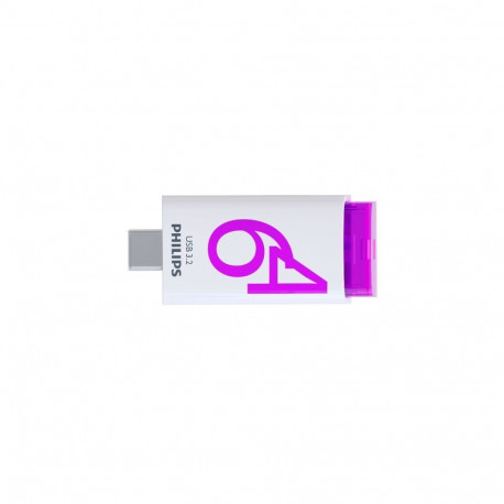 PHILIPS USB-C 3.2 Gen 1 Flash Drive Click Magic Purple 64GB
