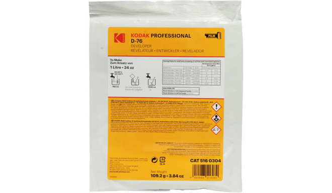 Kodak filmiilmuti D-76 1L (pulber)