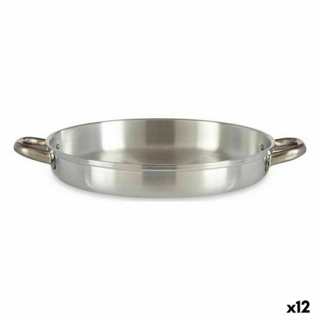 Pan Kinvara 100117 100117 Silver Aluminium Ø 30 cm (12 Units)