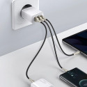 Baseus Kompaktní rychlá nabíječka 2x USB / USB Typ C 30W 3A Power Delivery Quick Charge bílá (CCXJ-E