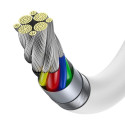 Baseus CATYS-C02 USB-C - USB-C PD QC FCP kabel 100W 5A 2m - bílý