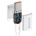 Baseus CATYS-C02 USB-C - USB-C PD QC FCP kabel 100W 5A 2m - bílý