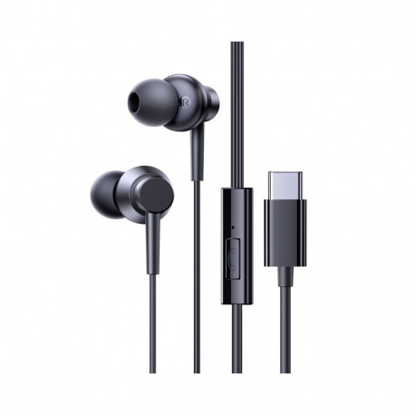 Juhtmega kõrvaklapid 1,2m (USB-C) Encok CZ11, mustad