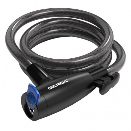 Gerda trosslukk Flex 1500/12T ümar korpus, must