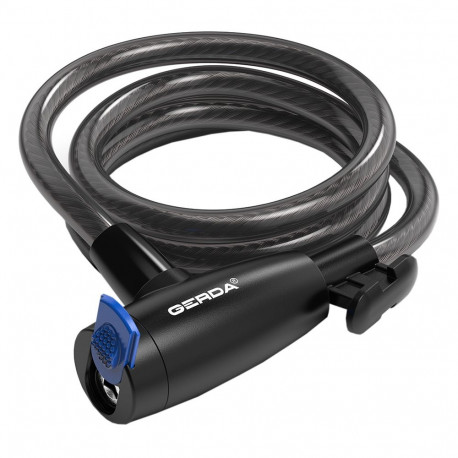 Gerda trosslukk Flex 1500/10T ümar korpus lukuaugu kate, must