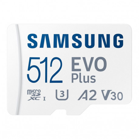 Samsung microSD kaart EVO Plus 512 GB microSDXC mälukaart klass 10