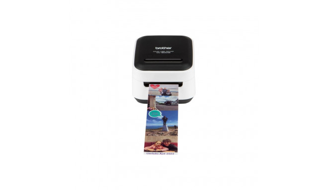 Brother VC-500W | Colour | ZINK Zero-Ink | Label Printer | Wi-Fi | Black/ grey
