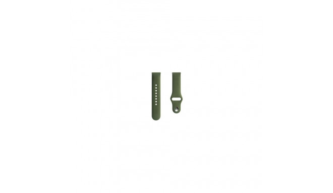 Evelatus 22mm Silicone Loop Watch Straps (130mm M/L) Dark Green