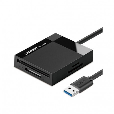 Ugreen USB 3.0 SD | micro SD | CF | MS card reader black (CR125 30333)