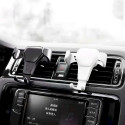 Automašīnas turētājs H01 Gravity Air Vent Outlet Car Mount melns