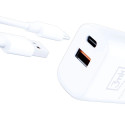 3mk USB charger HyperCharger 20W 1xUSB-C + 1xUSB-A PD/QC 