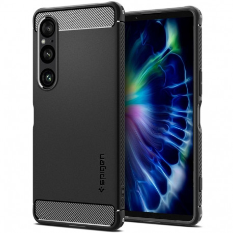 Kaitseümbris Rugged Armor, Sony Xperia 1 VI, must, Spigen