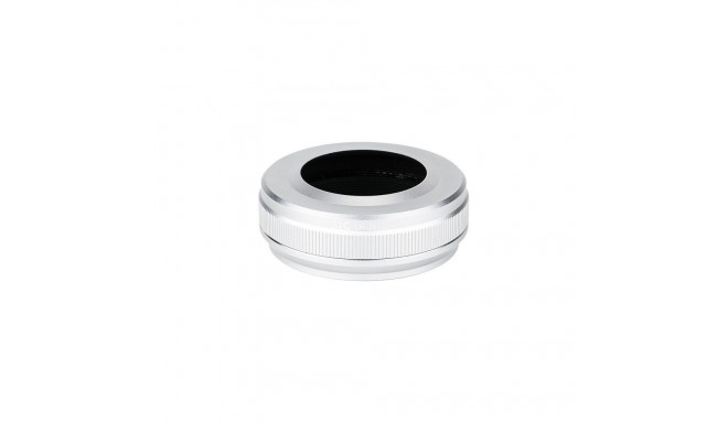 JJC LH JX100VII Zonnekap Zilver (Fujifilm LH X100 lens hood en AR X100 adapter ring)