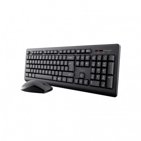 Trust Primo - set (wireless keyboard + wireless mouse), black