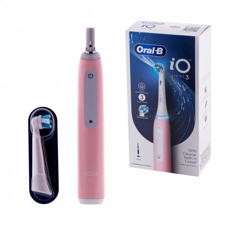 Oral-B IO SERIES 3 rotary-pulsating electric toothbrush for adults pink