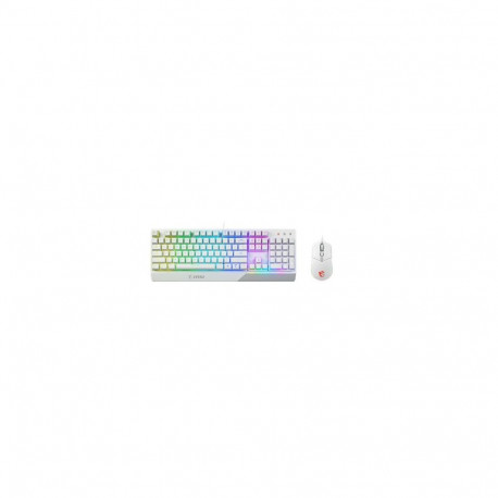 MSI mängurkomplekt VIGOR GK30 COMBO UK-paigutusega mehaaniline 6-tsooniline RGB-taustvalgustusega kl