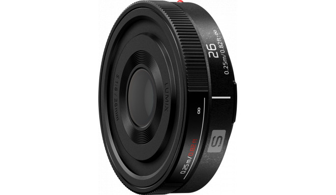 Panasonic Lumix S 26mm f/8 Pancake (MF) объектив