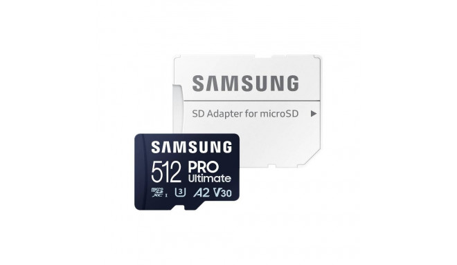 Memory card Samsung MicroSDXC PRO Ultimate 512GB 200MB/s UHS-I/U3 (MB-MY512SA/WW)