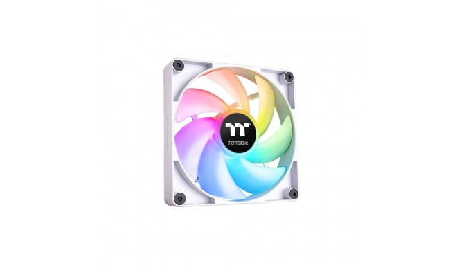 The Thermaltake CT120 ARGB 2Pack Snow is a set of two 120mm PWM cooling fans design