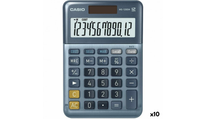 Calculator Casio MS-100EM Blue (10Units)