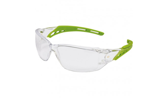 iSpector Oyre kaitseprillid läbipaistev klaas roheline raam