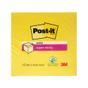 Post-it® Super Sticky Notes Cube, Yellow, 76 mm x 76 mm, 350 Sheets/Pad, 1 Pad/Pack