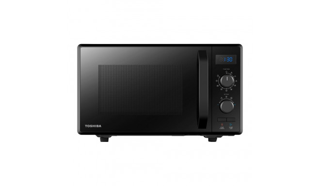 3-in-1 Microwave Oven with Grill and Combination Hob, 23 Litres, Rotating Plate with Storage, Timer,