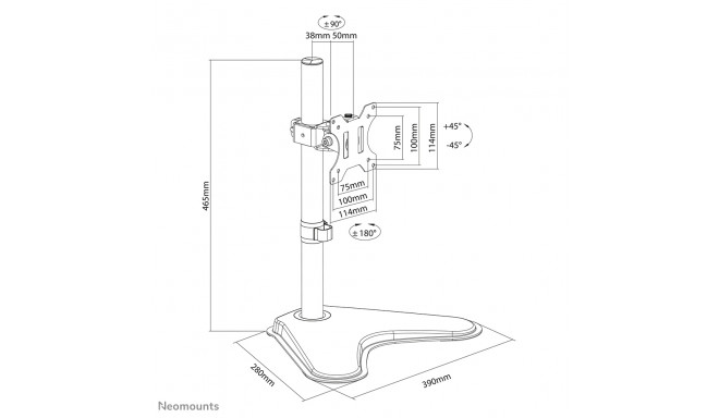 Neomounts FPMA-D550SBLACK