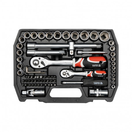 Otsikute komplekt, 1/2"; , 1/4"; (72 tk.) YT-38782 YATO
