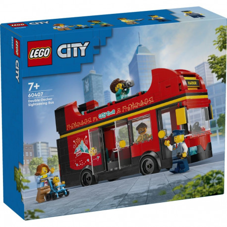 LEGO City Punane kahekordne turistibuss