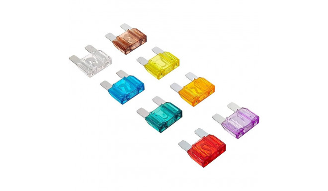 MINI Car Fuses, set of 10 pcs. (5A,7,5A,10A,15A,20A,25A,30A)