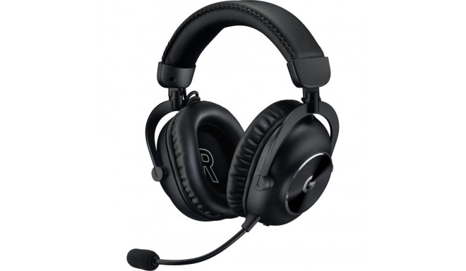 Logitech juhtmevabad mängurikuularid G PRO X2 LIGHTSPEED Blue mikrofoniga, must