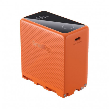 SmallRig kaamera aku 4576 NP-F970 USB-C-ga laetav, oranž