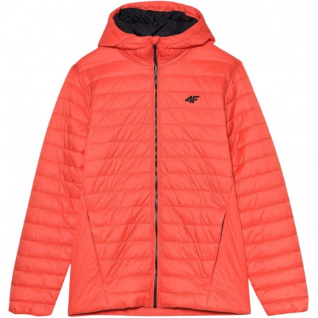 Kurtka męska pikowana 4F pomarańczowa 4FSS23TDJAM085 70S M