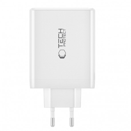 TECH-PROTECT NC100W-GAN 4-PORT NETWORK CHARGER PD 100W / QC3.0 WHITE