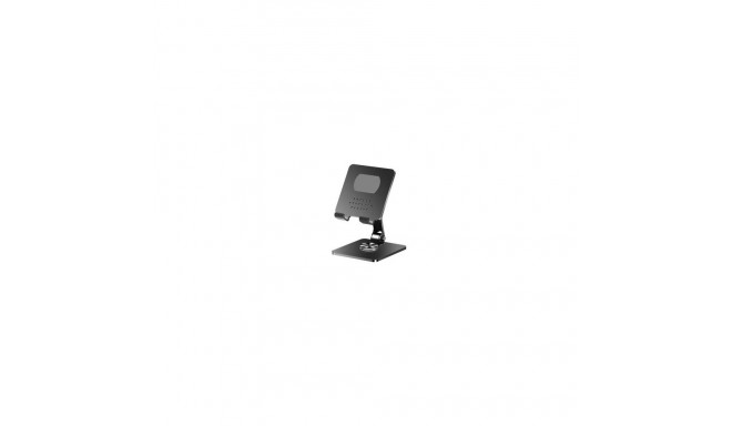 iLike STM4 Metal Tablet PC Holder Stand with Adjustable Perfect Angle&360 Rotation Black Black