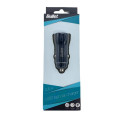 - BULLET USB Car Charger Q3.0 + Type C 2.4A Black