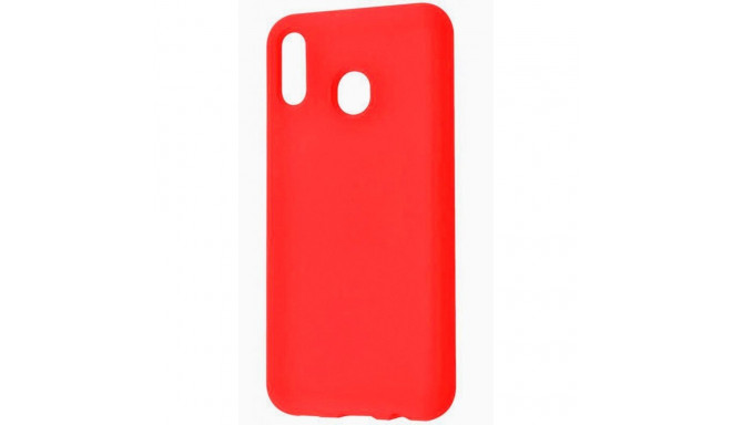 Evelatus Samsung A20E Nano Silicone Case Soft Touch TPU Red