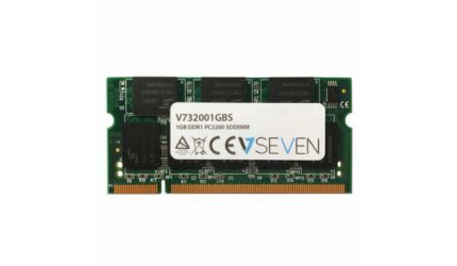 Memory for laptop V7 DDR SODIMM 1GB 400MHz CL3 (V732001GBS)