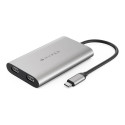 HyperDrive USB-C Station/Replicator - HDMI x2 Gray (HDM1-GL)