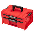 QBRICK PRO tool box with 2 drawers 2.0 EXPERT RED