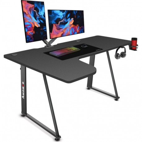 Huzaro Hero 7.7 kirjutuslaud must 160 cmx60 cm