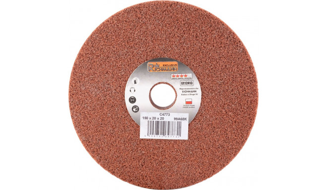 CERAMIC GRINDING DISC 150 x 20 x 20 Red 99A60K