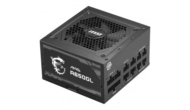 Power SupplyMSI650 WattsEfficiency 80 PLUS GOLDPFC ActiveMTBF 1500000 hoursMAGA650GL