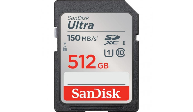SanDisk Ultra SDXC 512 GB Class 10 UHS-I/U1 Card (SDSDUNC-512G-GN6IN)