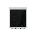 Gorenje | Cooker | GECS5C70WA | Hob type Vitroceramic | Oven type Electric | White | Width 50 cm | G