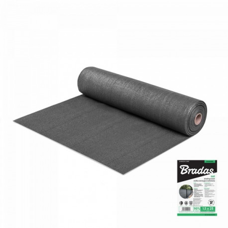 Shading - cover net, 90%, 1,5x10m - grey